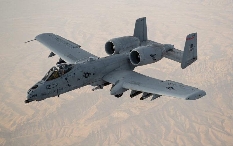 O A-10 Thunderbolt II está entre os principais aviões de ataque ar-superfície - USAF