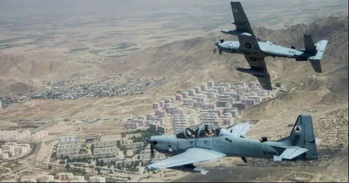O Super Tucano, desenvolvido no Brasil, se destacou em conflitos reais no Afeganistão - U.S Airforce