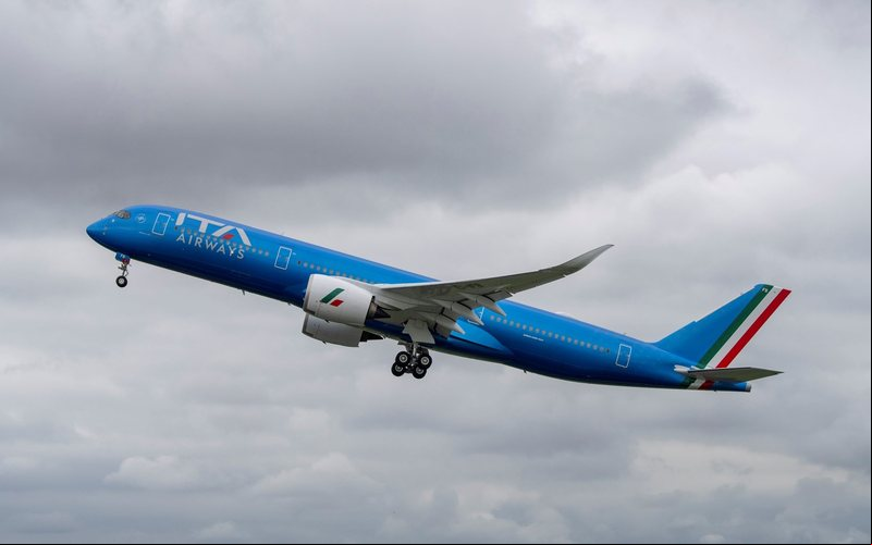 A350-900 da ITA Airways será utilizado nos voos para a costa oeste norte-americana - Airbus