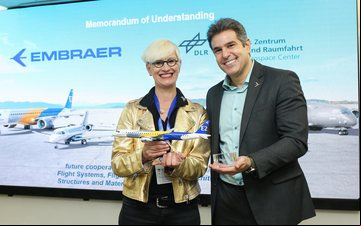 Um dos projetos que serão contemplados com o novo acordo é o de design de aeronaves - Embraer/Divulgação