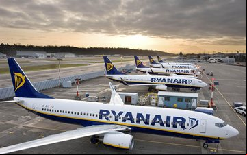 Ryanair prevê transportar mais de 180 milhões de ageiros em 2023 - Divulgação
