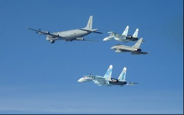 Imagem Caças da Otan interceptaram diversas aeronaves militares russas em 2021