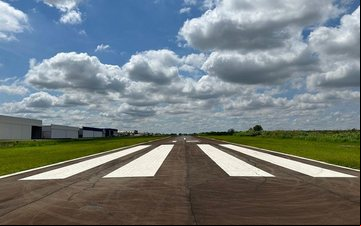 Com recursos do Fundo Nacional da Aviação Civil (FNAC), obras de melhorias no aeródromo possibilitará receber aeronaves do porte do ATR42 - Divulgação