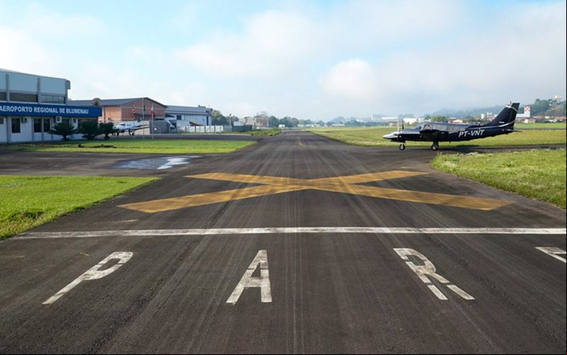 Em outubro, o aeroporto catarinense receberá voos de Curitiba e de São Paulo - Secretaria de Comunicação de Santa Catarina/Ricardo Wolffenbuttel
