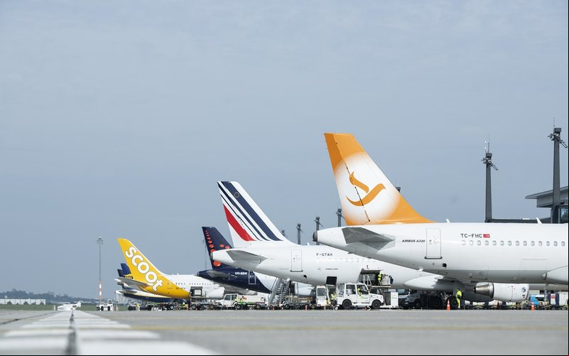 O aeroporto de Berlim-Brandenburgo, na capital alemã, foi um dos principais afetados - Anikka Bauer