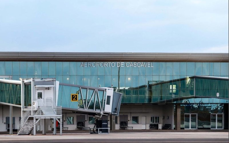 O aeroporto de Cascavel mantém voos regulares para três destinos no Paraná e em São Paulo - Infraero/Divulgação