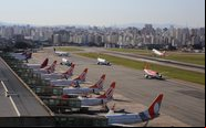 Aeroporto de Congonhas, em São Paulo, o segundo mais movimentando do país - Luís Neves