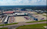 O aeroporto suspendeu as operações por mais de uma hora - Divulgação