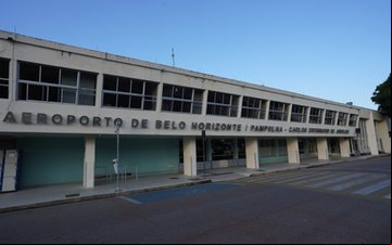 Aeroporto da Pampulha é voltado para a aviação executiva e para manutenção de aeronaves - Divulgação