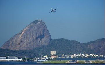 Governo federal restringiu voos no aeroporto central do Rio de Janeiro - DECEA/Ascom