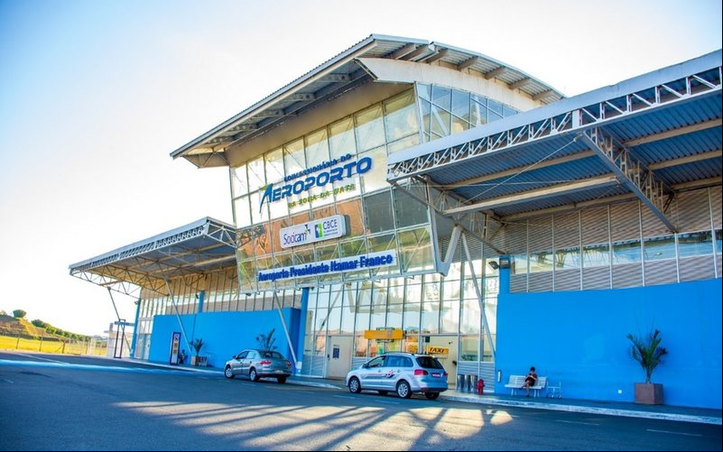 O aeroporto da Zona da Mata atualmente oferta voos para Campinas e Guarulhos - Socicam/Divulgação