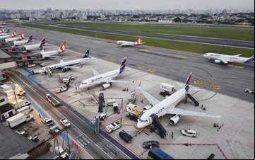 Aeroporto de Congonhas, em São Paulo - Divulgação