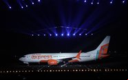Boeing 737 MAX 8 em evento no aeroporto de Mumbai - Divulgação