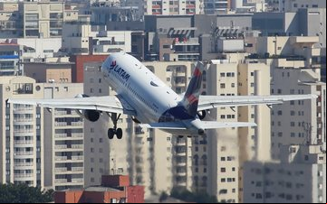 O Airbus A319-100 (foto) continuará conectando Sinop e o aeroporto de Guarulhos - Luís Neves