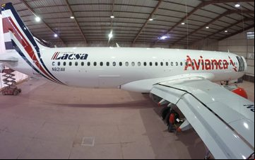 Esta é a terceira aeronave utilizada pela Avianca para homenagear extintas companhias latino-americanas - Divulgação