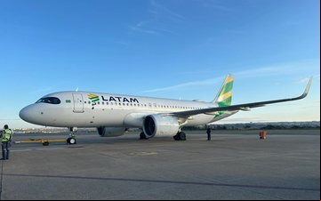 As viagens serão realizadas em três frequências semanais por aeronaves da família A320neo - Latam Airlines