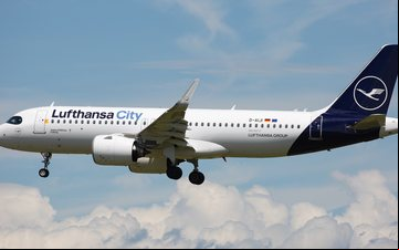 O voo inaugural foi realizado por um Airbus A320neo, que seguiu de Munique para Birmingham - Lufthansa