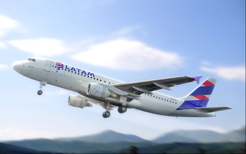Rota será operada pelo Airbus A320, para até 176 ageiros - Latam Airlines/Divulgação