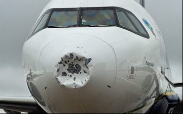 Airbus A320neo matrícula PR-YRB no aeroporto internacional Afonso Pena, na grande Curitiba - Reprodução/Redes sociais
