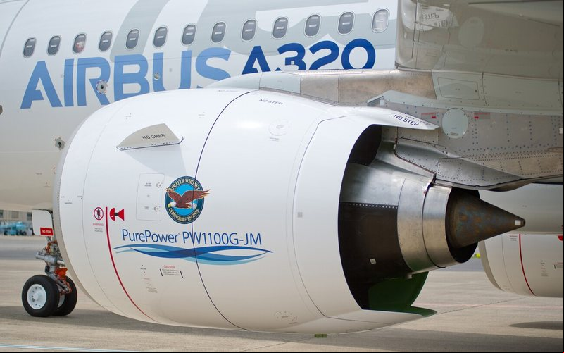 Motor de nova geração da Pratt & Whitney equipa mais de 1.300 aviões - Airbus