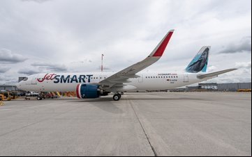 Novo A321neo será usado inicialmente em voos para a Argentina e Peru - JetSmart
