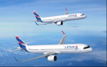 Latam possui investimentos para 100 aviões da família A320neo - Divulgação