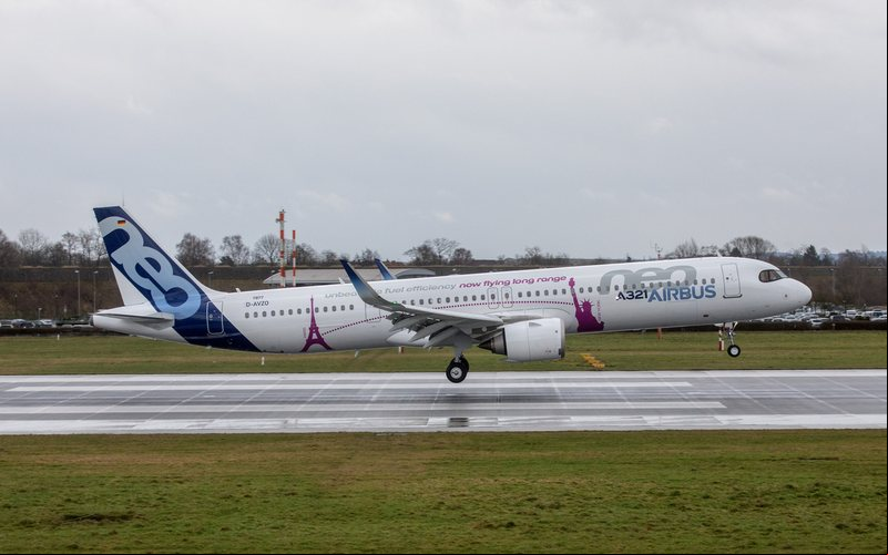 A321neo segue como principal produto da Airbus - Divulgação