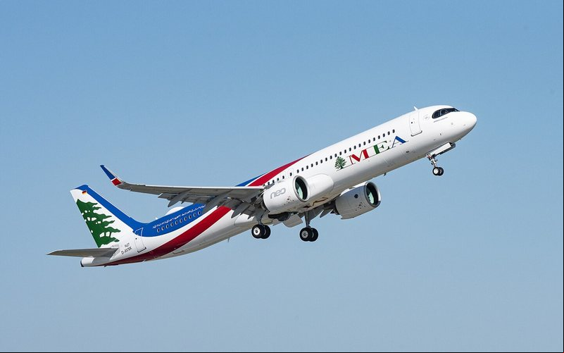 Dois Airbus A321neo da MEA Middle East Airlines foram atingidos por tiros - Airbus/Divulgação