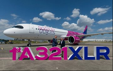 Configurado com 239 assentos e cabine Airspace, novo da Wizz Air A321XLR oferece maior alcance e eficiência de combustível