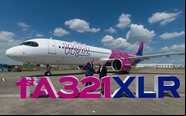 Configurado com 239 assentos e cabine Airspace, novo da Wizz Air A321XLR oferece maior alcance e eficiência de combustível