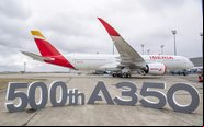 Aeronave foi entregue à Iberia em cerimônia organizada pelo fabricante - Airbus/Divulgação