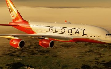 A frota da companhia aérea será integralmente composta pelo maior avião de ageiros do mundo - Divulgação
