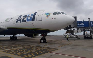 Imagem Azul realiza mais dois voos de repatriação de brasileiros
