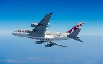 Imagem Qatar afirmou que usar atualmente o A380 é ambientalmente irresponsável