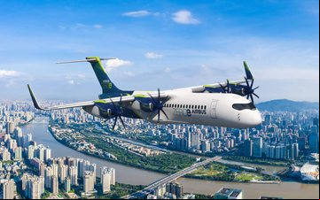 A Airbus apresentou um novo conceito de aeronave com motores elétricos movidos a células de combustível - Airbus/Divulgação