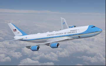Novo Air Force One é um 747-8 super modificado para o transporte presidencial - Boeing
