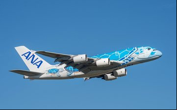 A380 receberam pintura alusiva ao símbolo de prosperidade do Havaí - Airbus