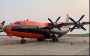 Avião ucraniano fez escala no Brasil para carregar materiais do setor metal mecânico - Reinaldo Deckleva