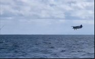 Imigrante voou mais de 400 km em baixa altitude sobre o oceano - Redes Sociais/Reprodução