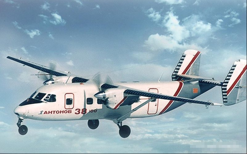 A An-38 pode transportar até 27 ageiros e até 2.500 kg de carga - Antonov Company