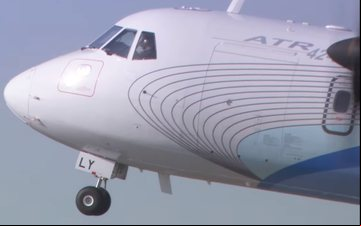 Novo modelo convertido poderá operar em pistas de até 800 metros - ATR/Reprodução - YouTube