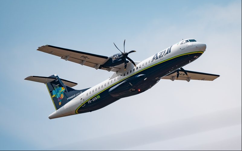Os voos serão realizados pelo ATR 72-600 e terão como destino final Tabatinga, na fronteira com a Colômbia - Azul Linhas Aéreas