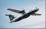 Os voos estão sendo realizados pelo ATR 72-600, para até setenta ageiros - Divulgação