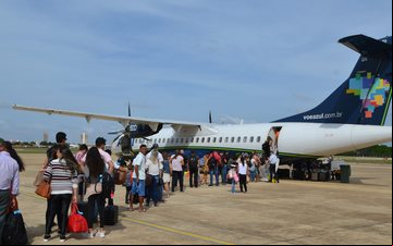 Atualmente, apenas a Azul Linhas Aéreas mantém voos para a cidade potiguar, do Recife e de Natal - Prefeitura de Mossoró/Divulgação