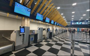 Outros dez aeroportos já contam com o serviço. 56% das bagagens foram despachadas pelos próprios ageiros em 2023 - Latam Airlines/Divulgação