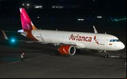 A320neo da Avianca no aeroporto de Guarulhos, em São Paulo - Guilherme Amancio