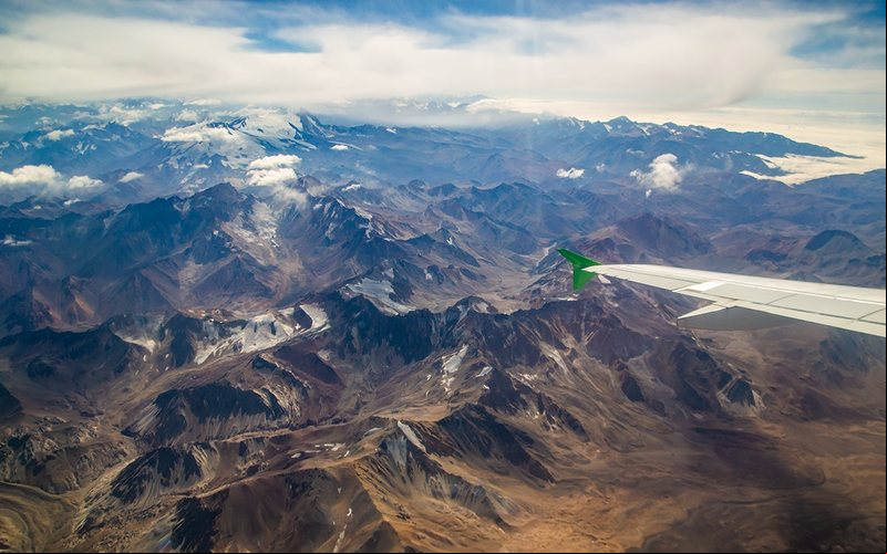 A travessia da cordilheira é algo normal hoje, mas continua tão complexo quanto no início - AERO Magazine/Martín Romero