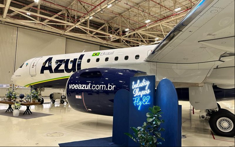Embraer 195-E2 nas - Divulgação