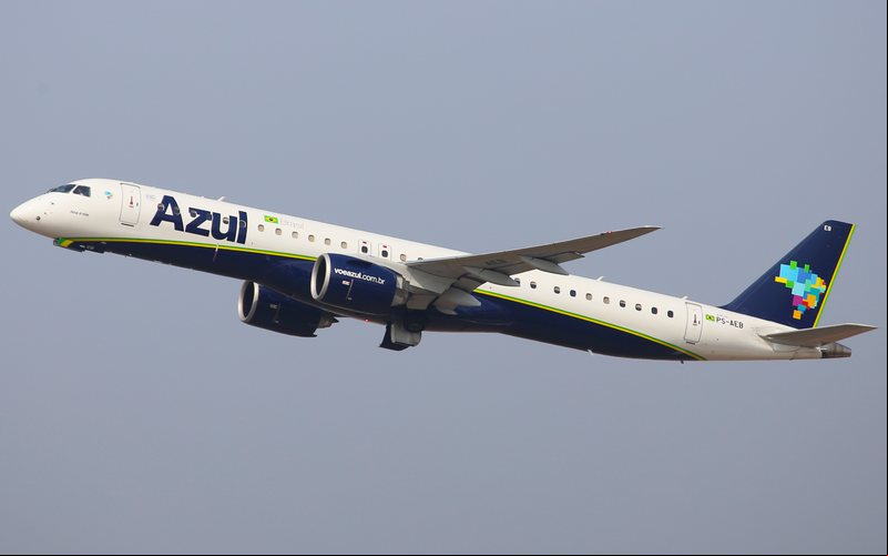A Azul voltará a voar para o aeroporto de Confins, em novembro - Luís Neves