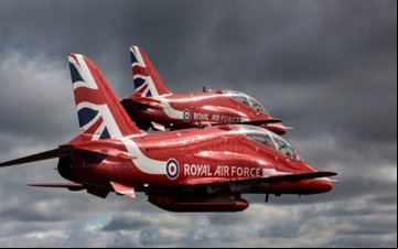 BAE Hawk é amplamente utilizado no treinamento de pilotos no Reino Unido - RAF